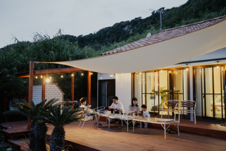 広々デッキではBBQを楽しめます