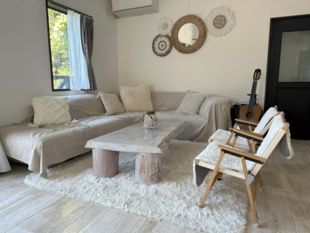 BOHOインテリアスタイルのリビング