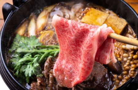 【希望者のみ・夕食】米沢牛すき焼きづくり